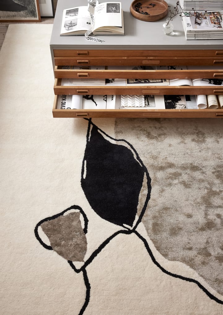 Abstract teppe 250 x 350 cm - Ivory - Classic Collection