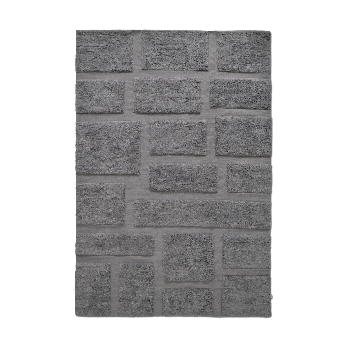Bilde av Classic Collection Bricks ullteppe 200 x 300 cm Grå