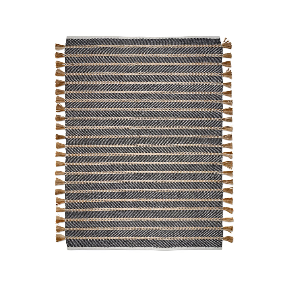 Bilde av Classic Collection Cochin teppe sort/jute 200 x 300 cm