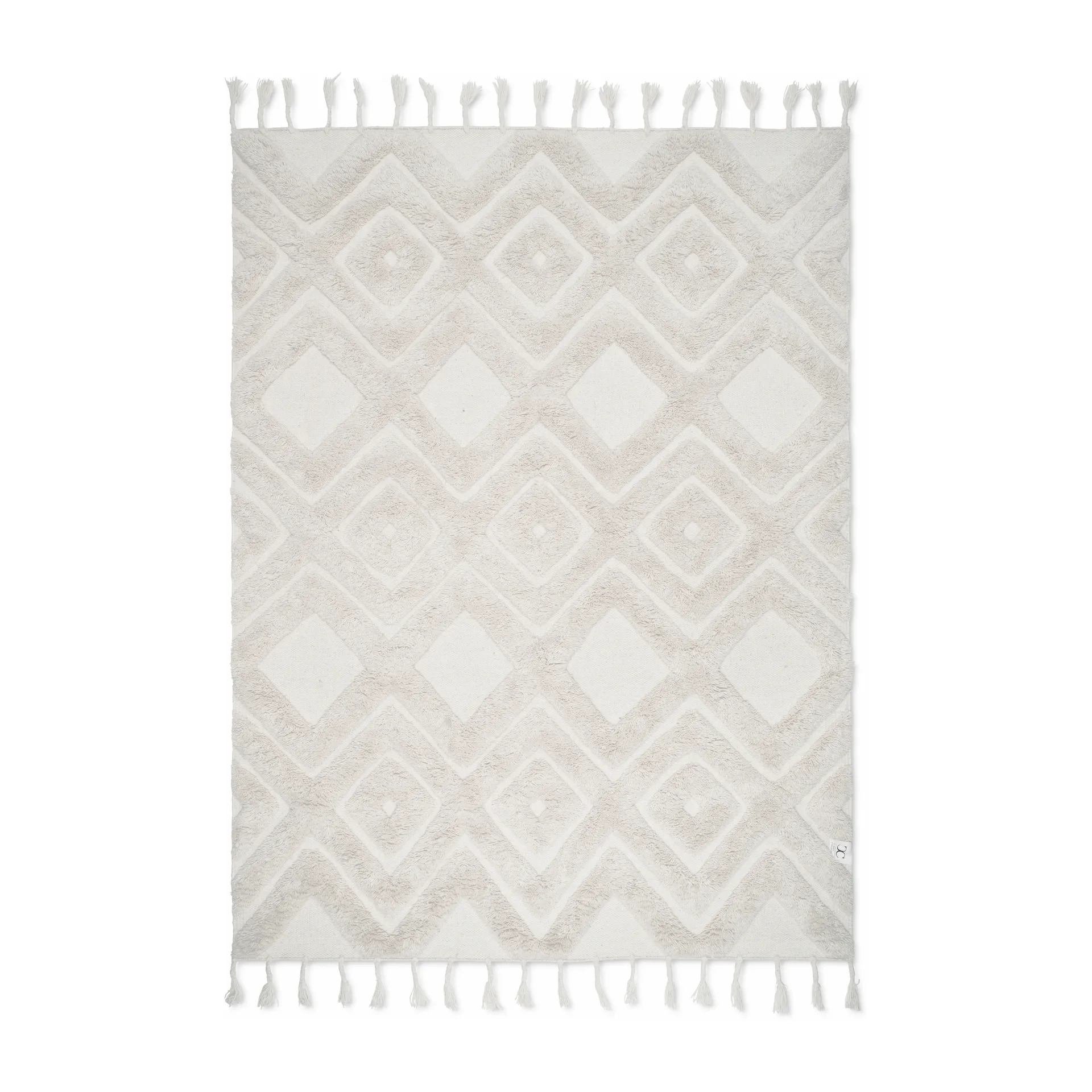 Copenhagen ullteppe 170x230 cm, Ivory (hvit) Classic Collection