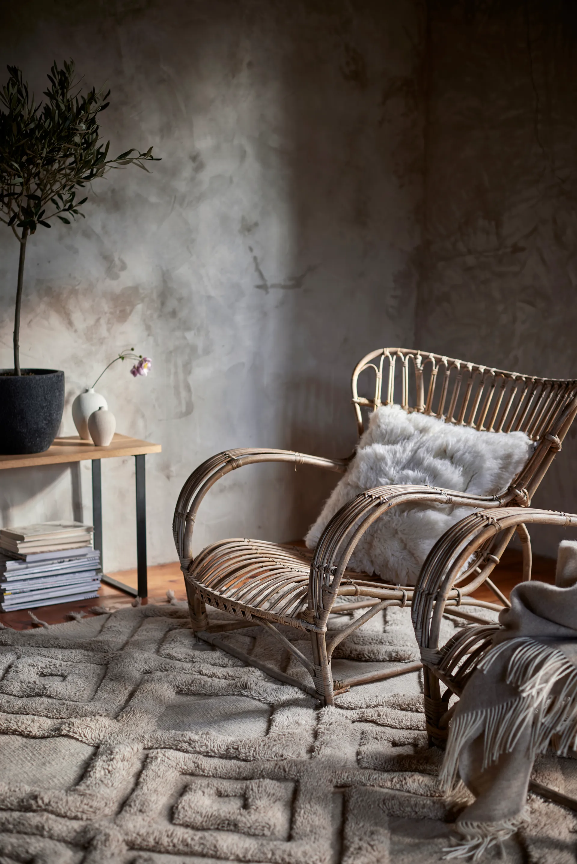 Copenhagen ullteppe 200x300 cm, Beige Classic Collection