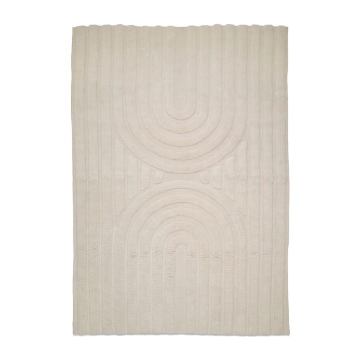 Curve ullteppe 170x230 cm - Ivory - Classic Collection