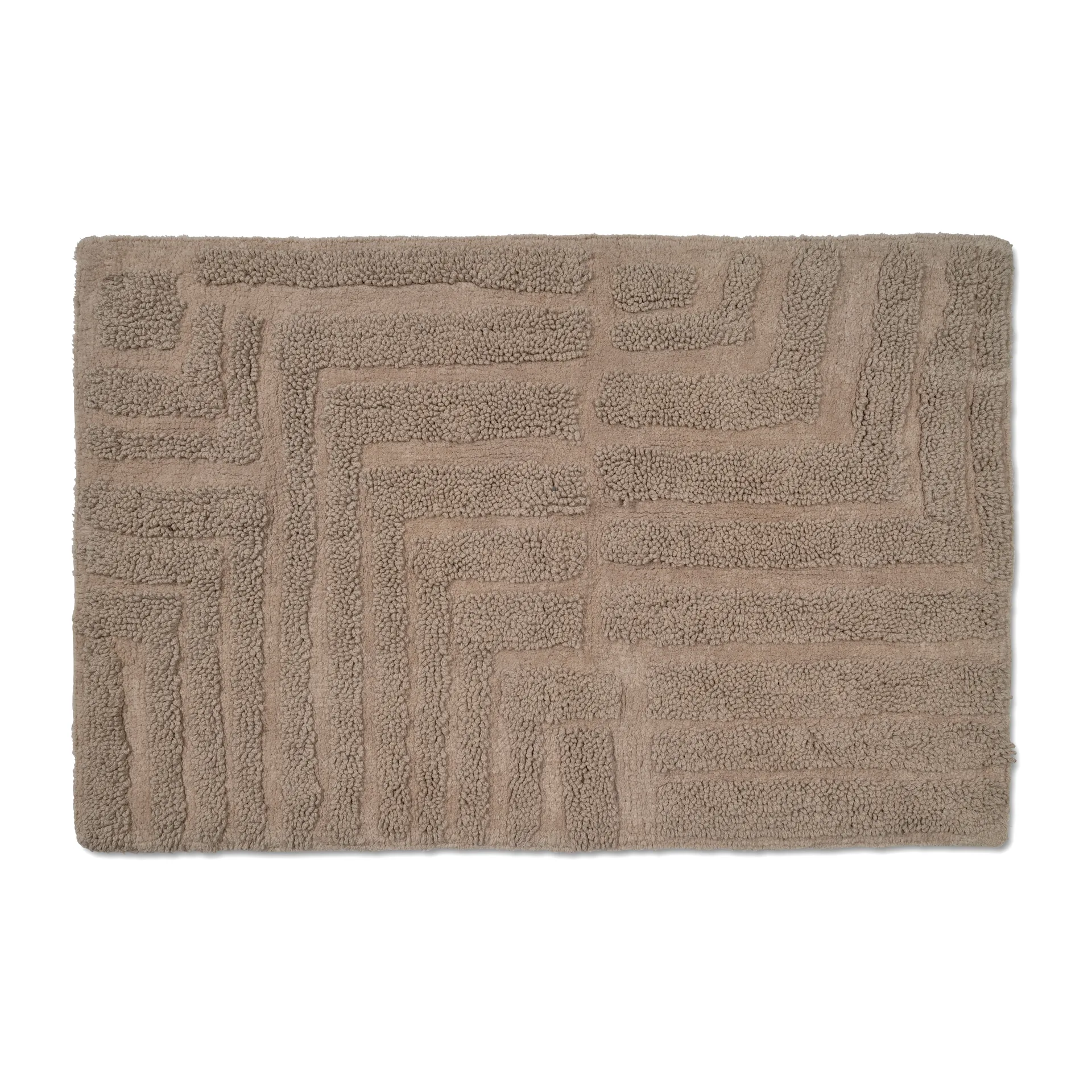Field baderomsmatte 60 x 90 cm, Simply taupe Classic Collection
