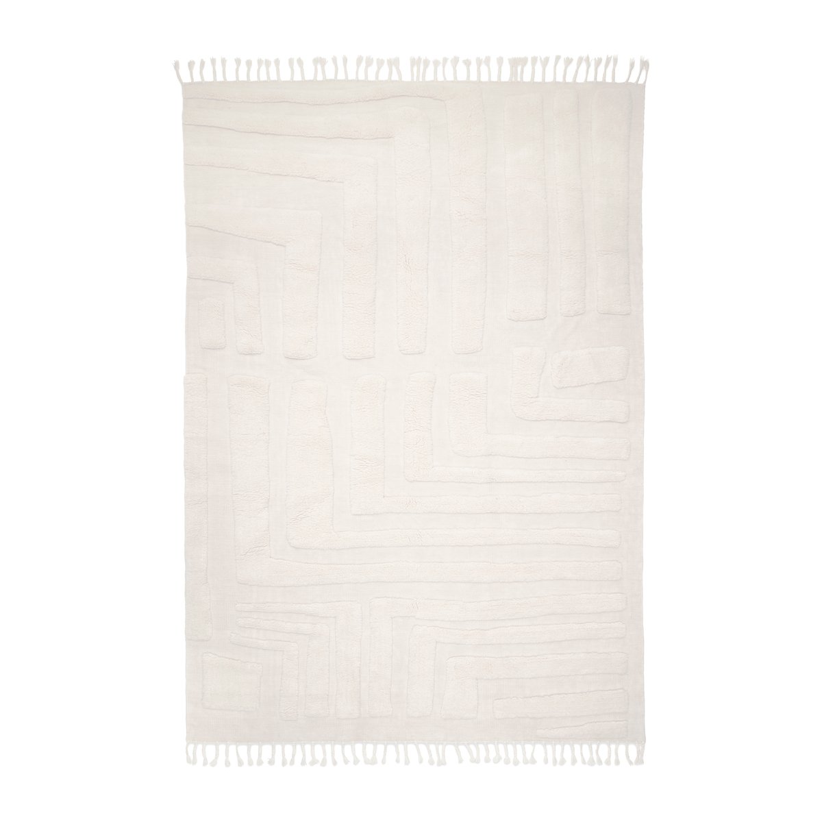 Bilde av Classic Collection Field ullteppe 200x300 cm Ivory