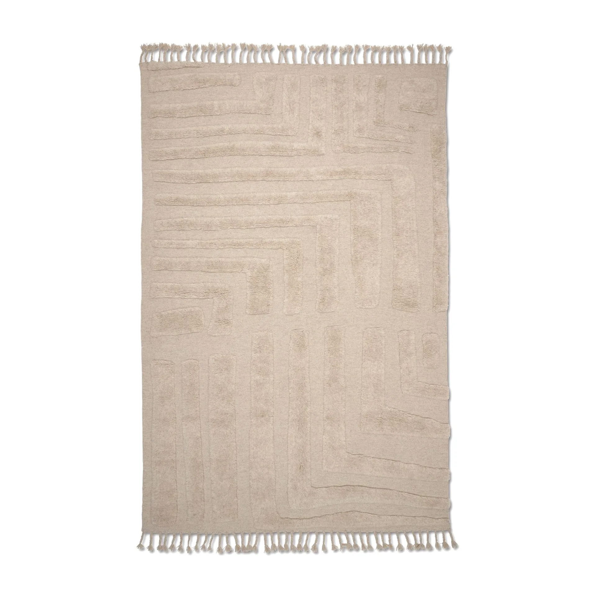 Field ullteppe 200x300 cm, Natural Beige Classic Collection