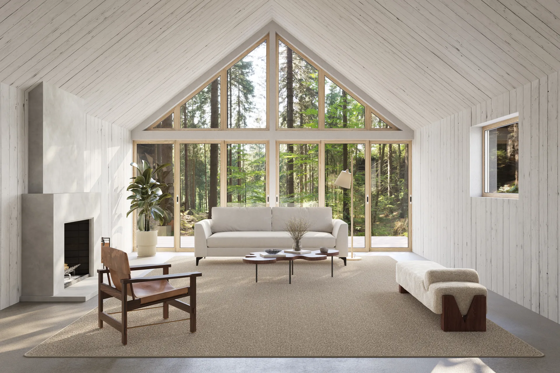 Fjellmyr teppe, Naturbeige, 400x600 cm Classic Collection