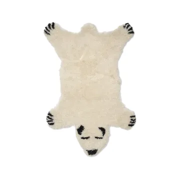 Fluffy Bear teppe - hvit, 60 x 90 cm - Classic Collection