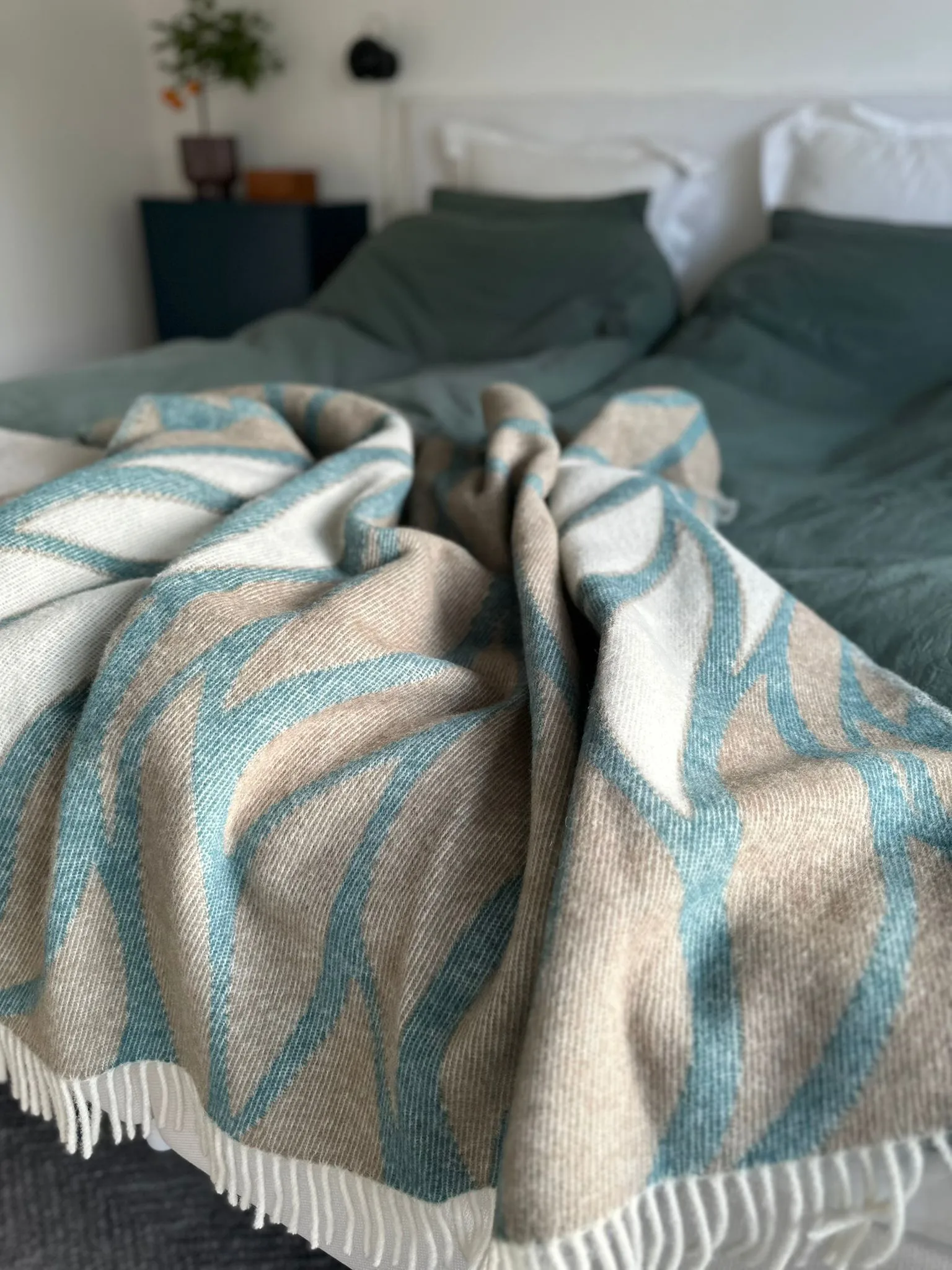 Folia pledd 130x180 cm, Teal Classic Collection