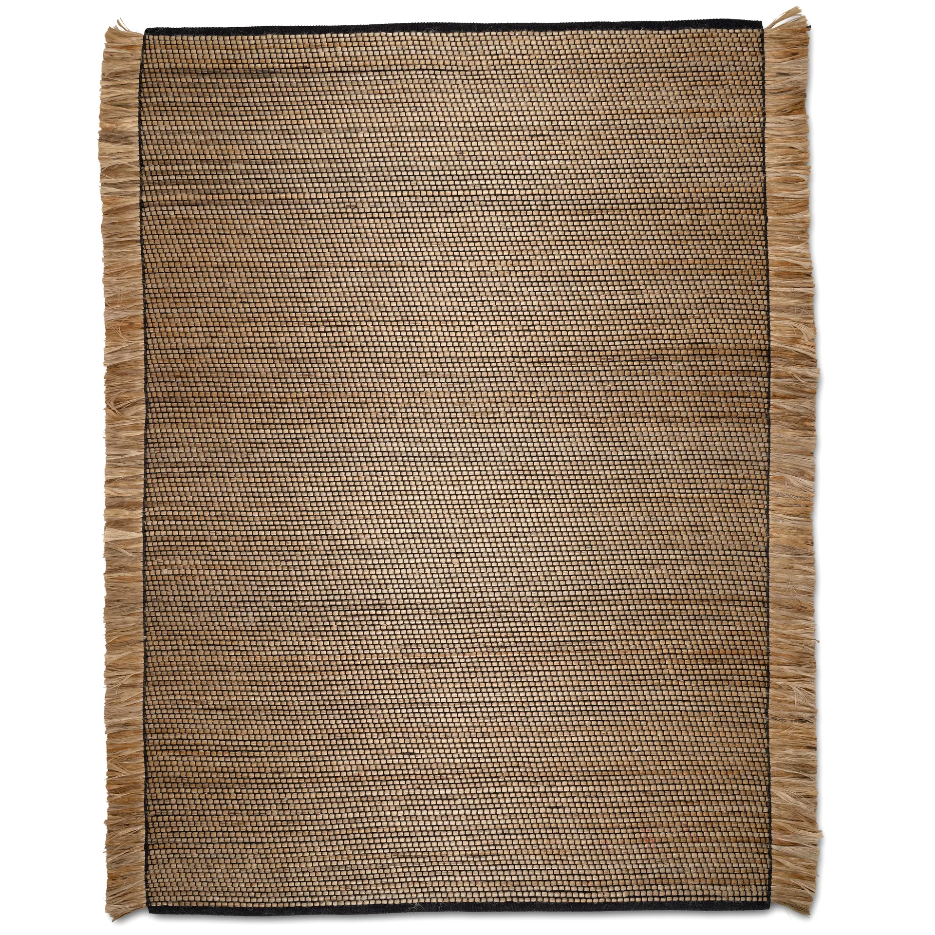 Goa gulvteppe 250x350 cm, Svart-jute Classic Collection