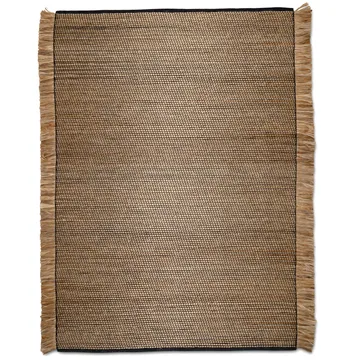Goa gulvteppe 250x350 cm - Svart-jute - Classic Collection
