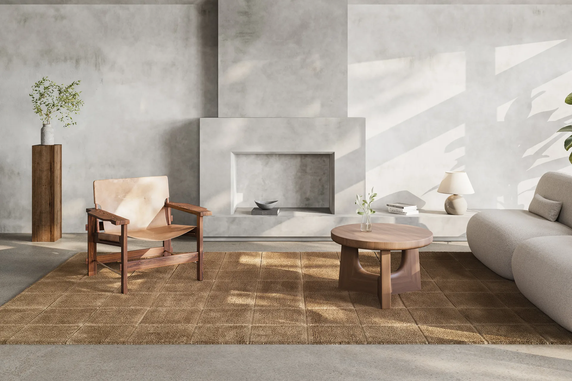 Grid teppe, Wheat, 200x300 cm Classic Collection