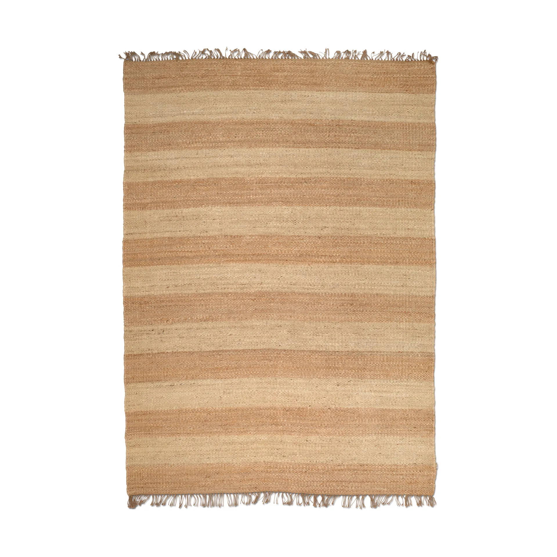 Jute Stripes teppe, Natural jute, 200x300 cm Classic Collection