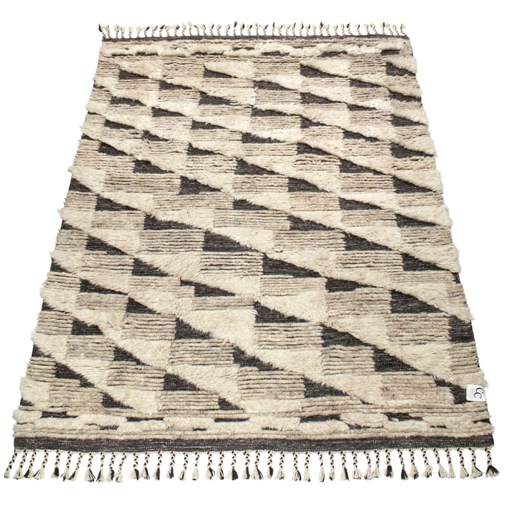 Marrakesh ullteppe 250x350 cm - Ivory-charcoal - Classic Collection