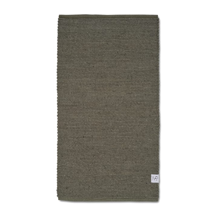 Merino entréteppe - Dark green, 80 x 150 cm - Classic Collection