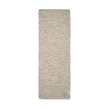 Merino løper - Natural-beige, 80x300 cm - Classic Collection