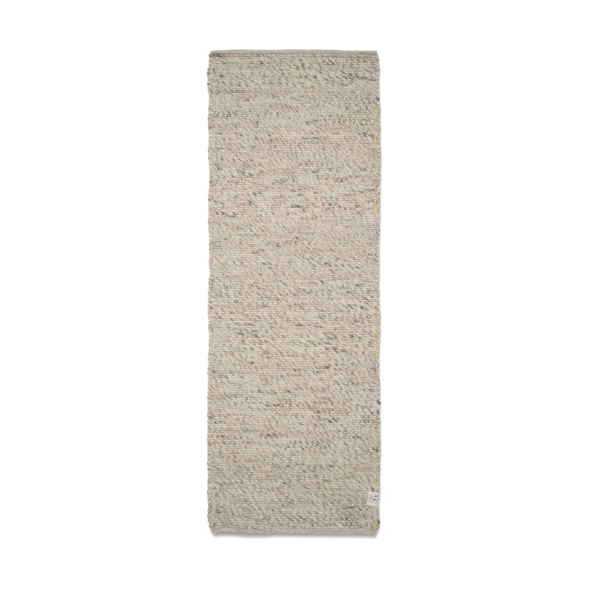 Classic Collection Merino løper Natural-beige, 80x300 cm