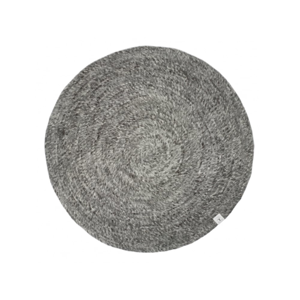 Bilde av Classic Collection Merino teppe rundt Granitt 160 cm