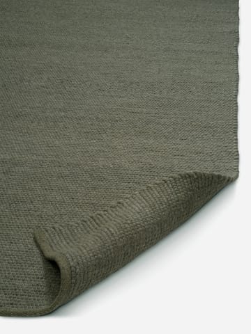 Merino ullteppe 250x350 cm - Mørkegrønn - Classic Collection