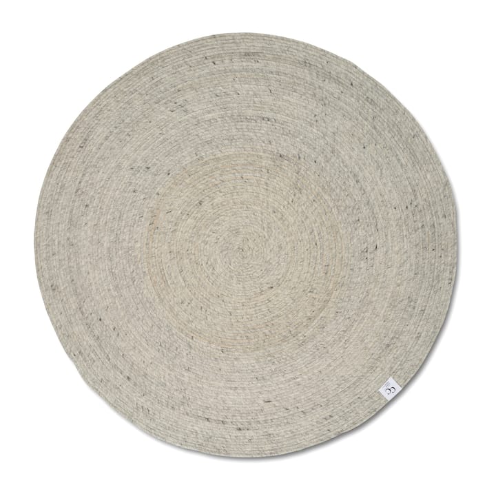 Merino ullteppe rund Ø160 cm - Concrete - Classic Collection