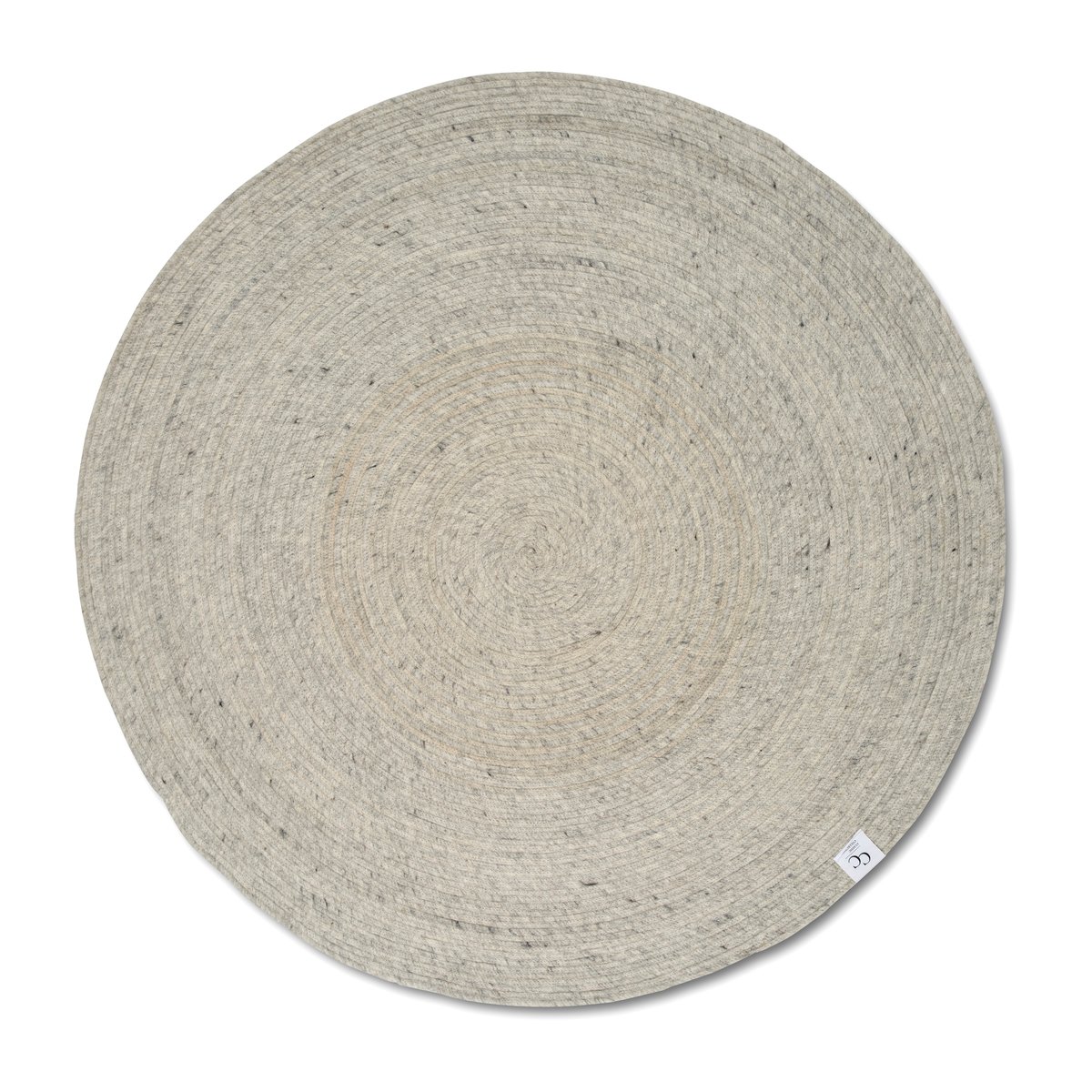 Bilde av Classic Collection Merino ullteppe rund Ø160 cm Concrete