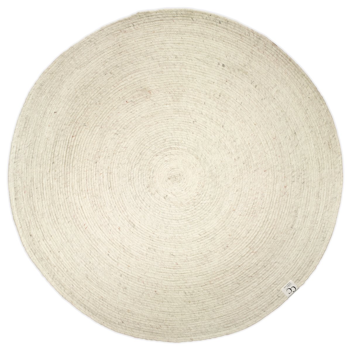 Bilde av Classic Collection Merino ullteppe rund Ø160 cm Hvit