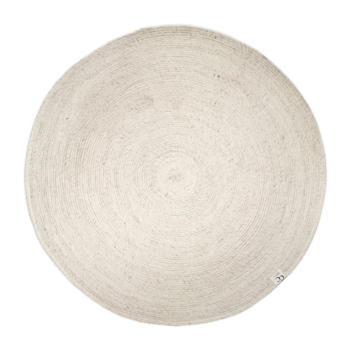 Bilde av Classic Collection Merino ullteppe rund Ø200 cm Hvit