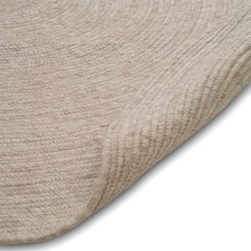 Merino ullteppe rund Ø240 cm - Oat - Classic Collection