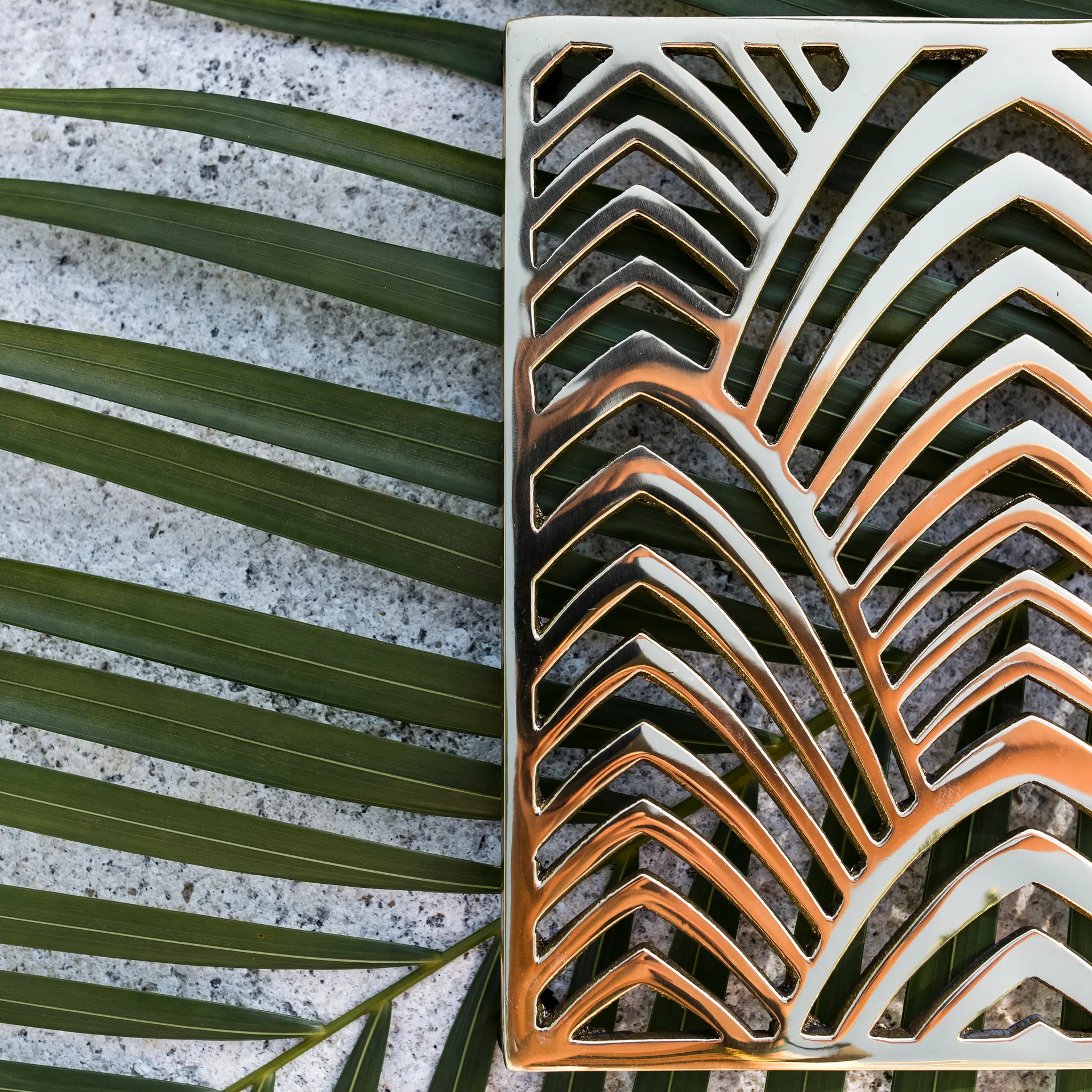 Palm Beach gryteunderlag, Messing Classic Collection