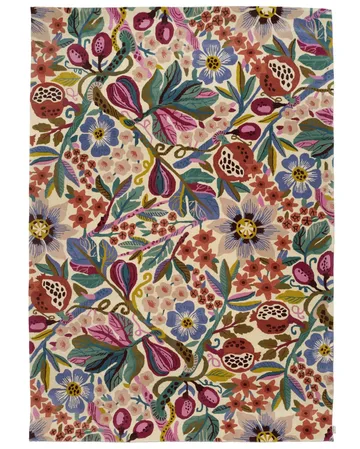 Pomegranate teppe - Hvit-multi, 200x300 cm - Classic Collection