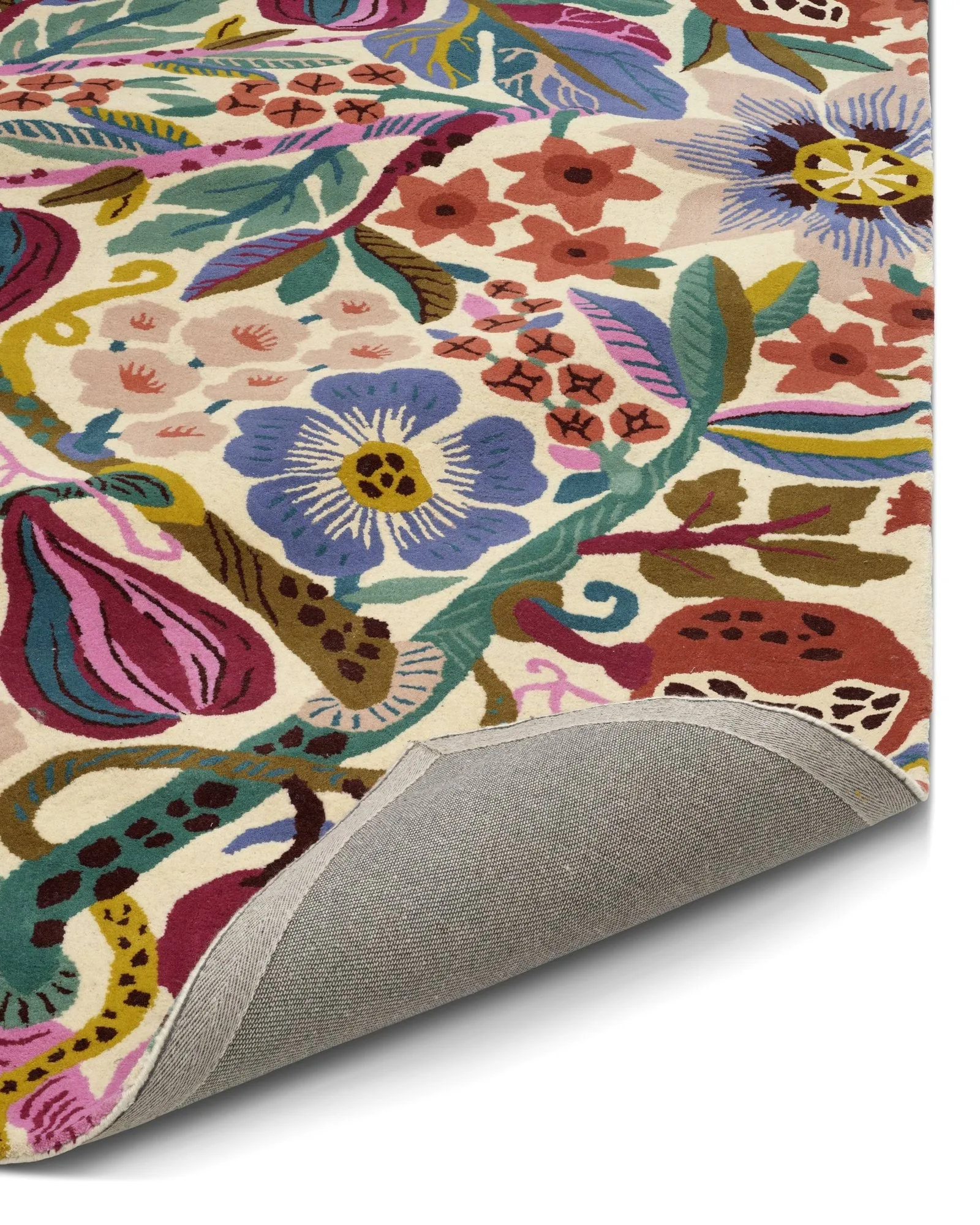 Pomegranate teppe, Hvit-multi, 200x300 cm Classic Collection