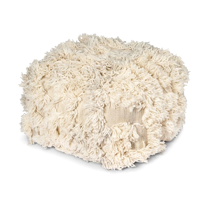 Puff Rio 55x55 cm, Ivory-melange Classic Collection