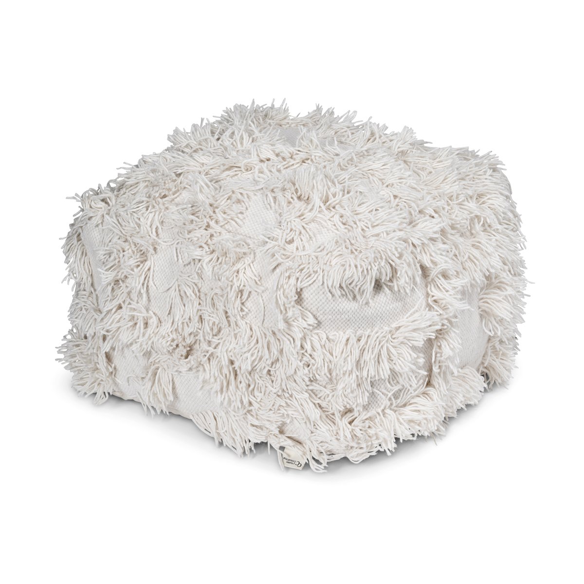 Classic Collection Puff Rio 55x55 cm Off-white | Skandinavisk Design | Puffer | Hvit