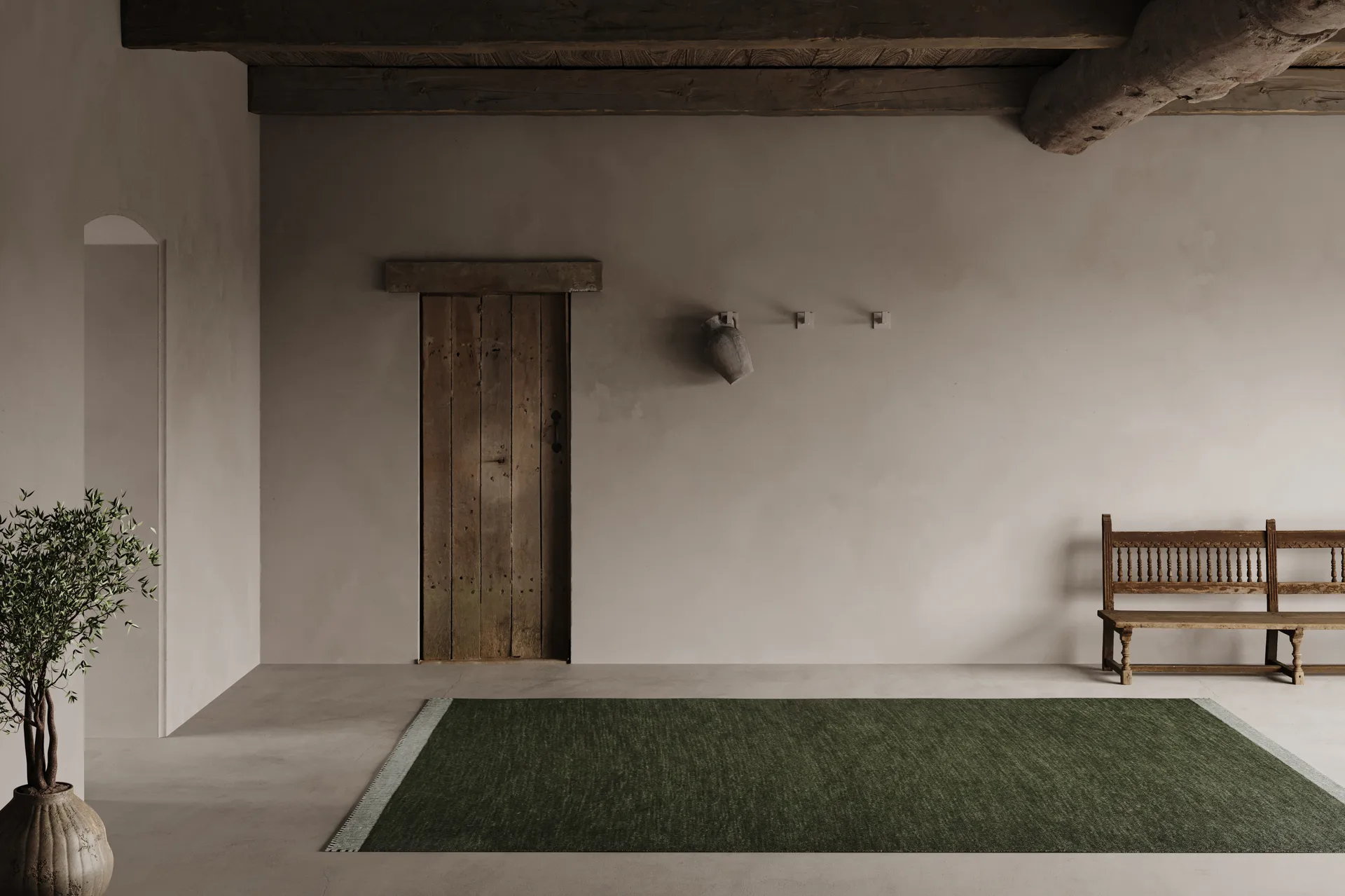 Pure teppe, Green, 200x300 cm Classic Collection