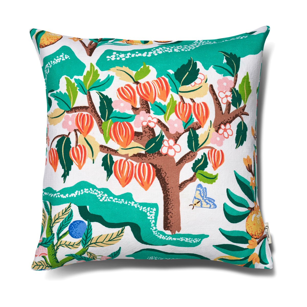 Classic Collection Putetrekk Botanical Cherry 50x50 cm White