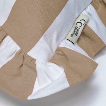 Putetrekk Ruffle Stripes 50x50 cm - Beige - Classic Collection
