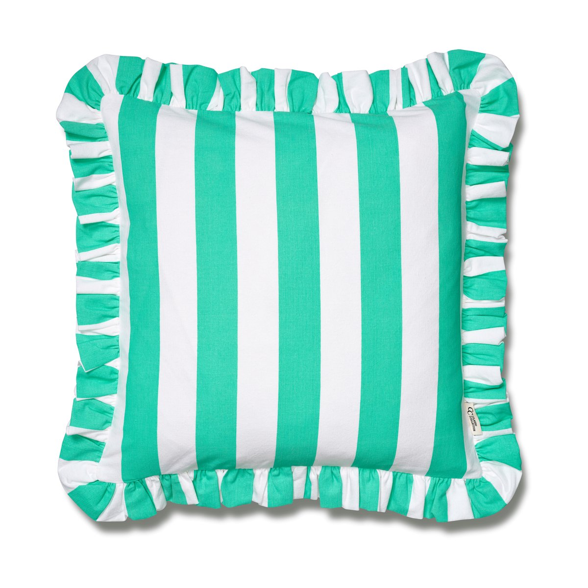 Bilde av Classic Collection Putetrekk Ruffle Stripes 50x50 cm Sage