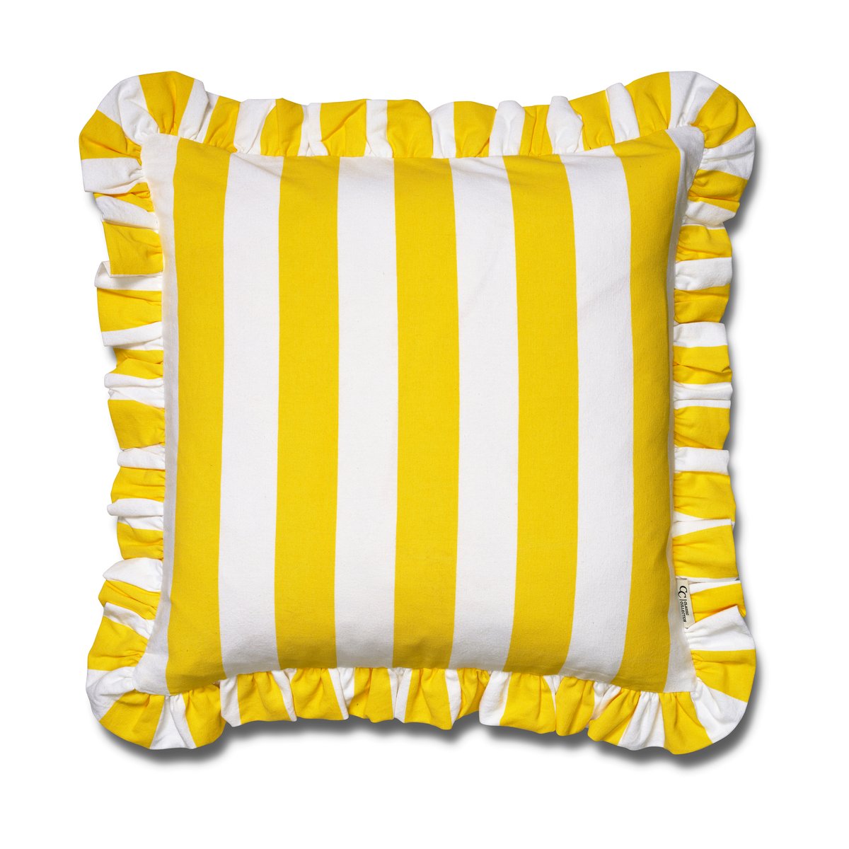 Bilde av Classic Collection Putetrekk Ruffle Stripes 50x50 cm Yellow