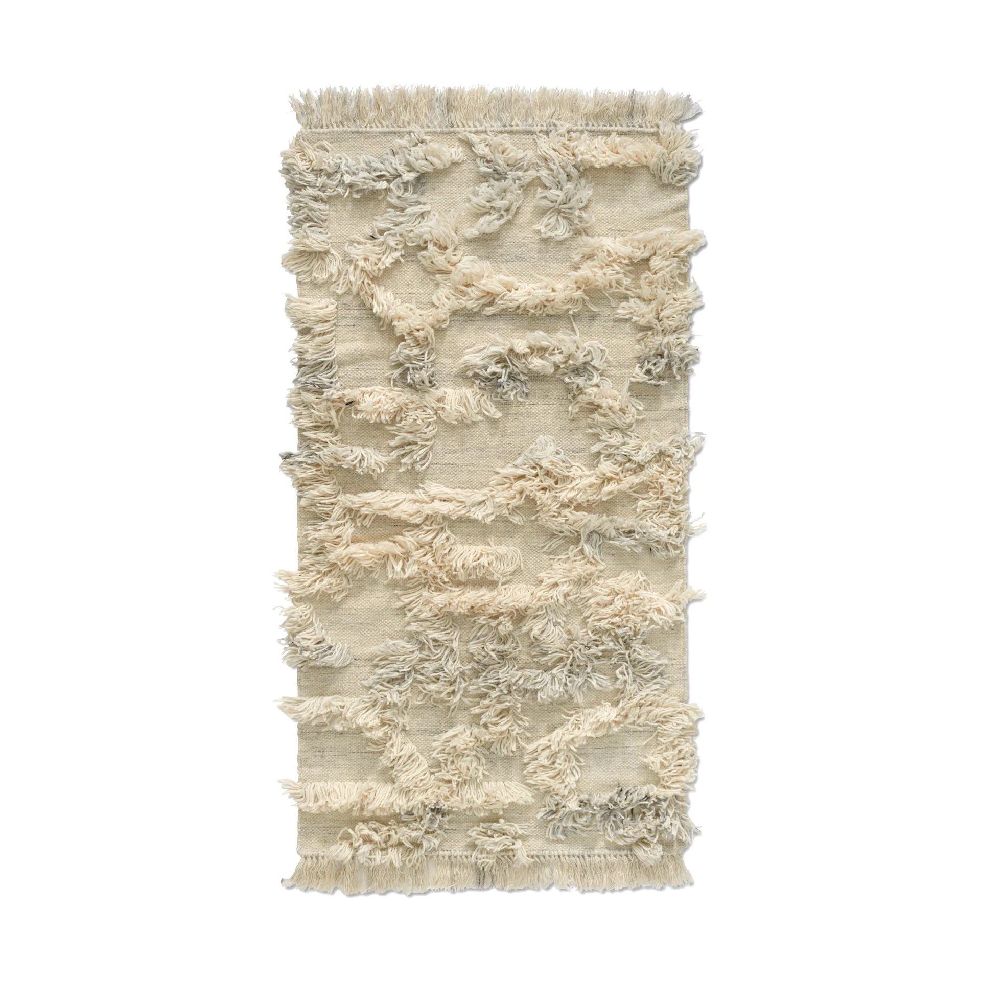 Rio ullteppe 80x150 cm, Ivory-melange Classic Collection