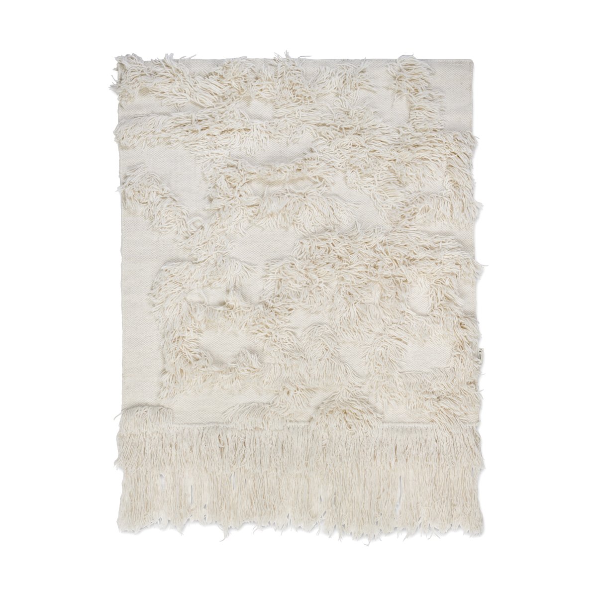 Classic Collection Rio veggteppe 100x100 cm Hvit | Skandinavisk Design | Veggdekorasjon | Hvit