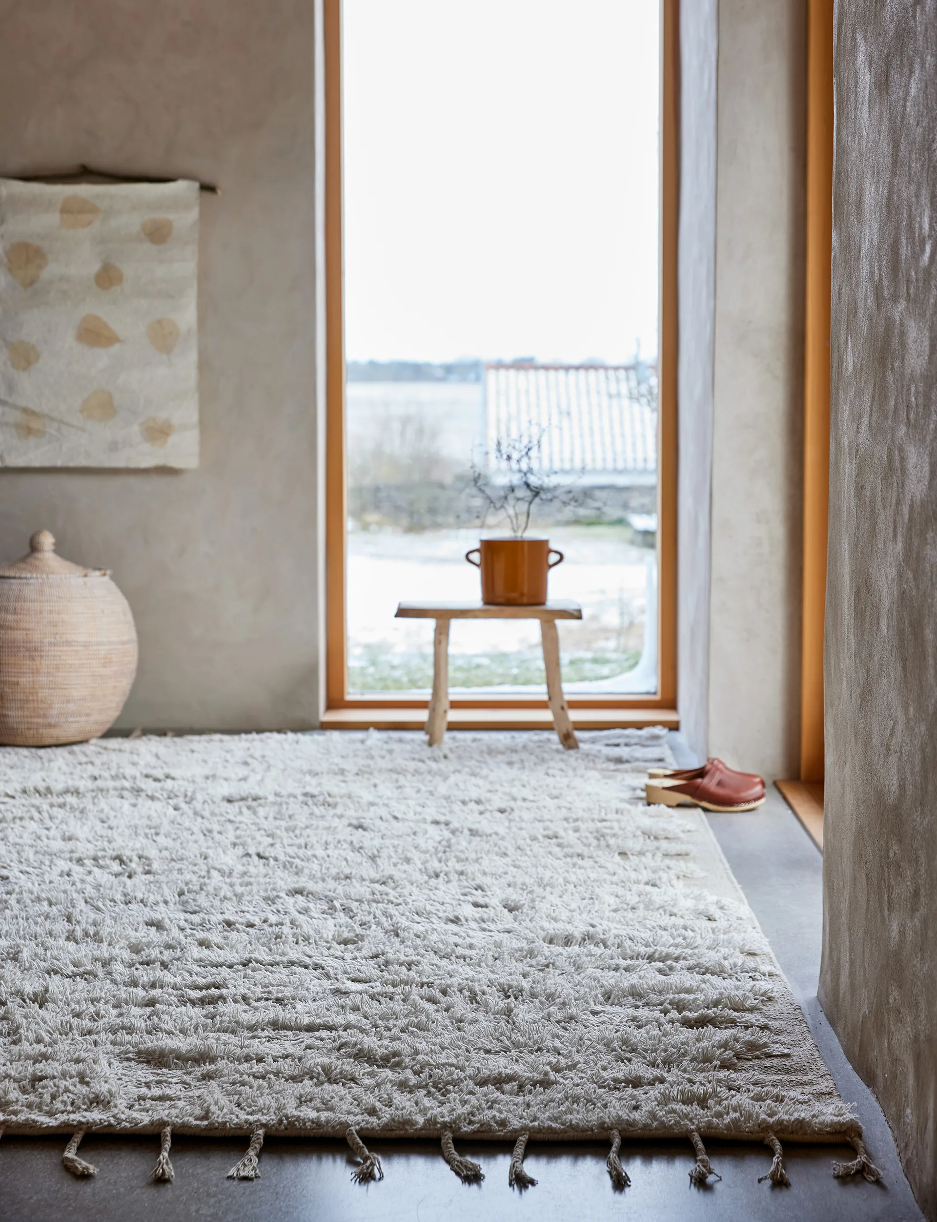 River teppe 170 x 230 cm, Beige Classic Collection
