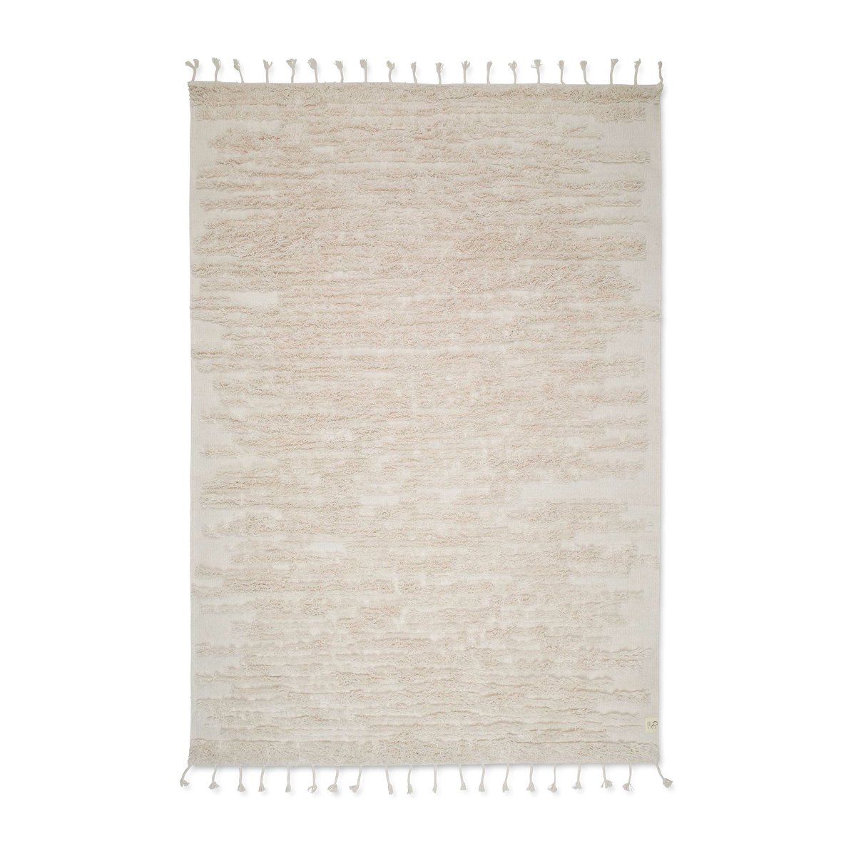 Classic Collection River teppe 170 x 230 cm White | Skandinavisk Design | Bomullstepper & Filleryer | Hvit