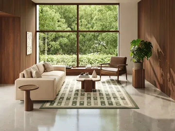 Röllakan Fyrbo teppe - Grønn, 200x300 cm - Classic Collection