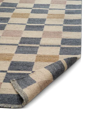 Röllakan Rutvik teppe - Blå, 170x230 cm - Classic Collection