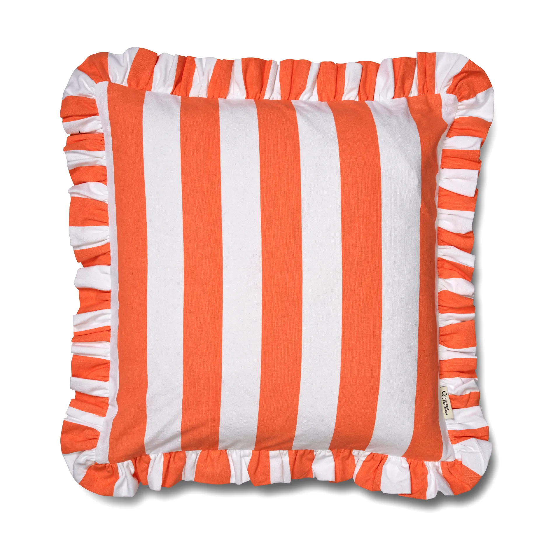 Ruffle Stripes putetrekk 50x50 cm, Coral Classic Collection