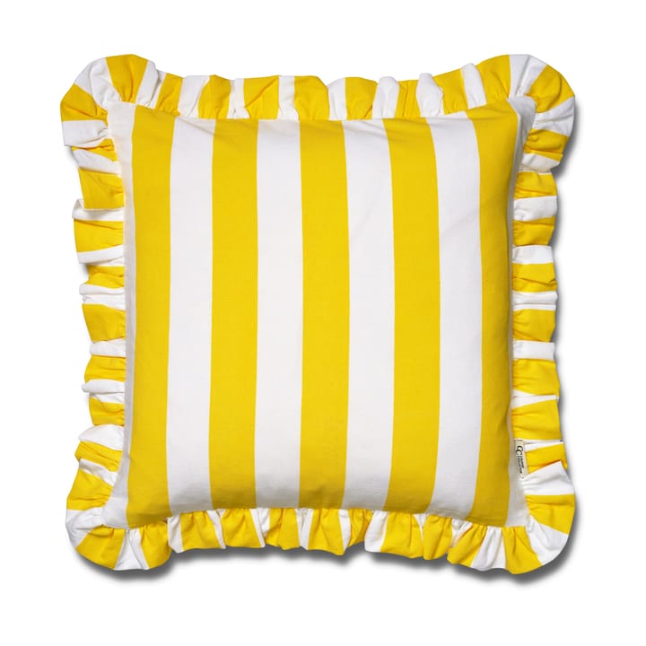 Ruffle Stripes putetrekk 50x50 cm - Yellow - Classic Collection