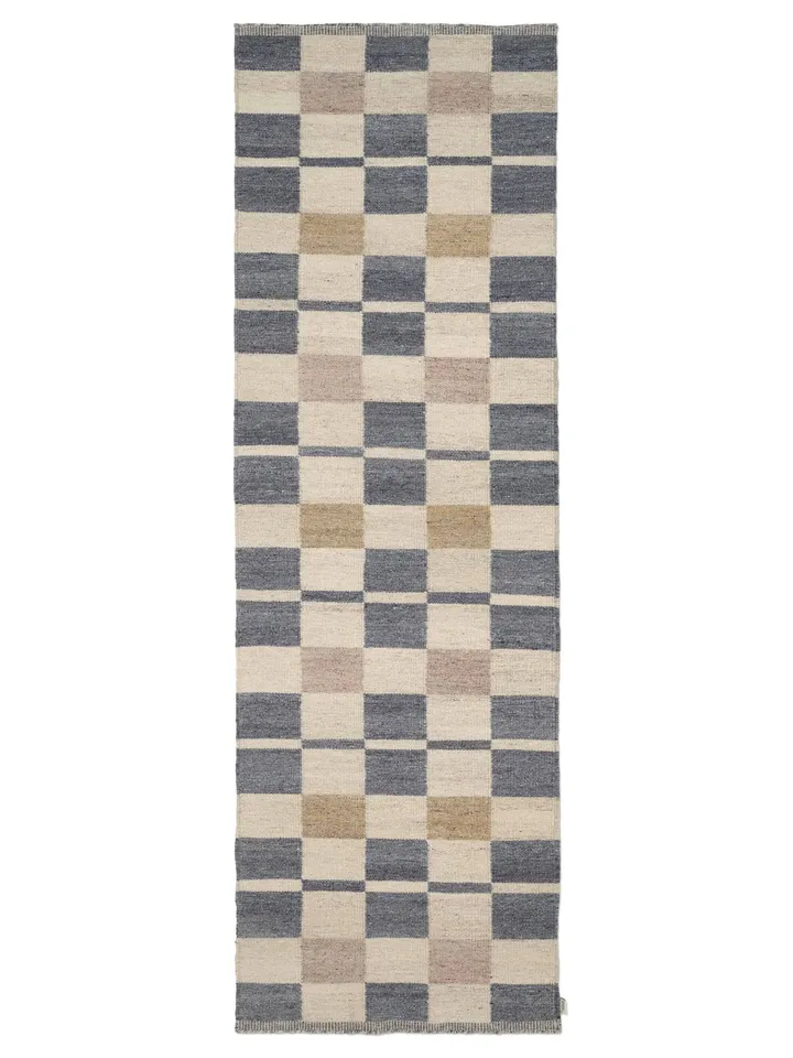 Rutvik teppe - Blue, 80x250 cm - Classic Collection