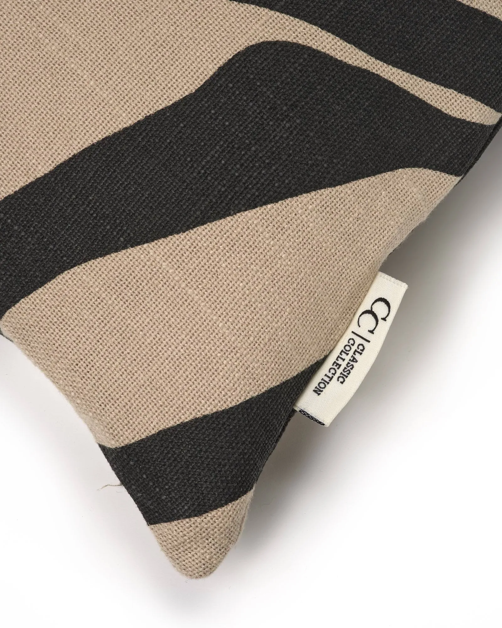 Savannah putetrekk, Beige-svart, 50x50 cm Classic Collection