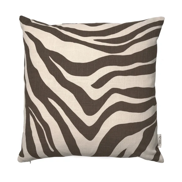 Savannah putetrekk - Brown-off white, 50x50 cm - Classic Collection