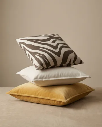 Savannah putetrekk - Brown-off white, 50x50 cm - Classic Collection