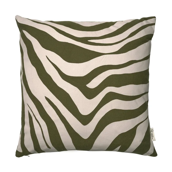 Savannah putetrekk - Green-off white, 50x50 cm - Classic Collection